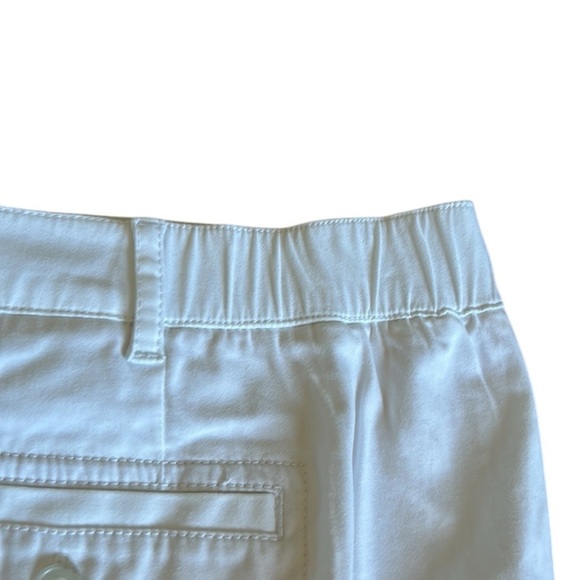 J Jill  cotton shorts, NWT,sz 28W, white ,elastic side waist band,coastal,beach - Picture 4 of 13